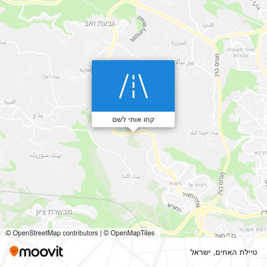 מפת טיילת האחים