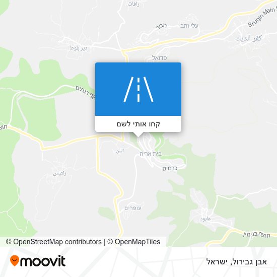 מפת אבן גבירול