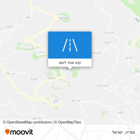 מפת מוריה