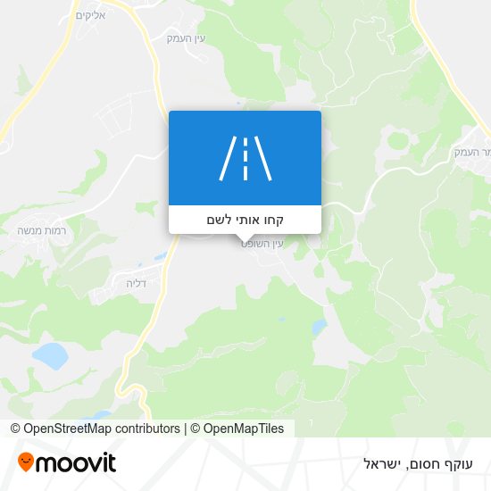 מפת עוקף חסום