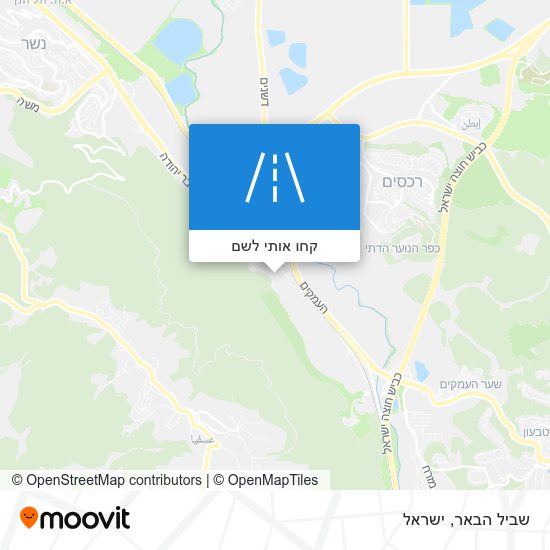 מפת שביל הבאר