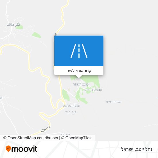 מפת נחל ייטב