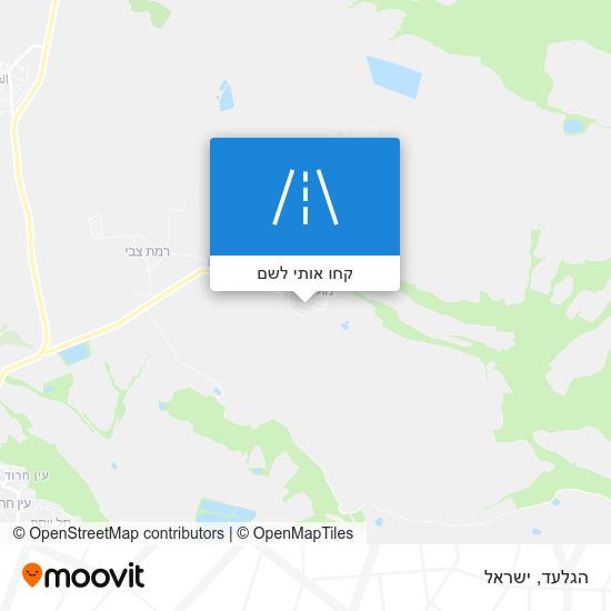 מפת הגלעד