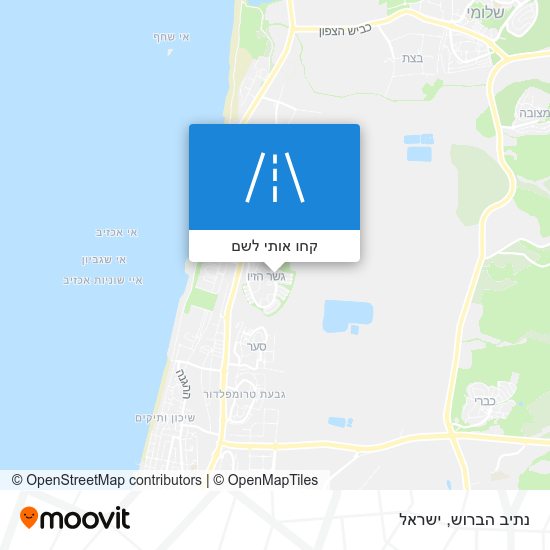 מפת נתיב הברוש
