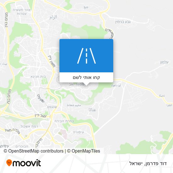 מפת דוד פדרמן