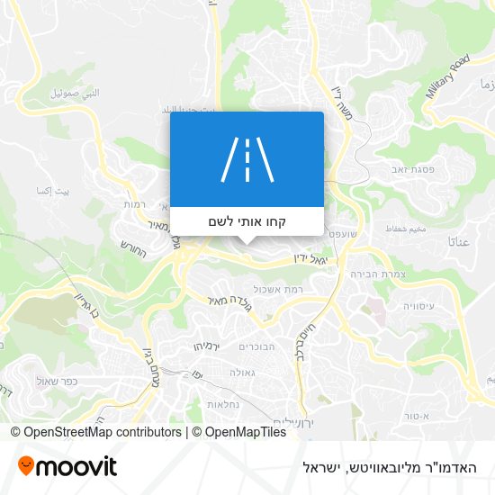 מפת האדמו"ר מליובאוויטש