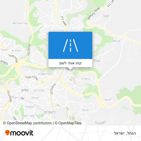 מפת הנחל