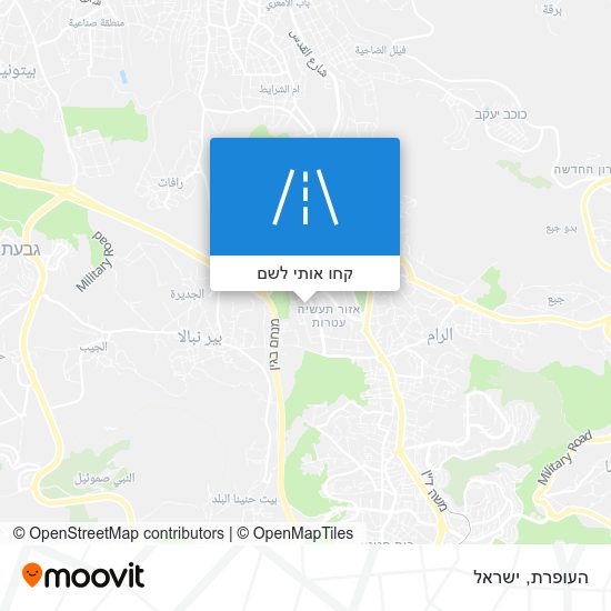 מפת העופרת