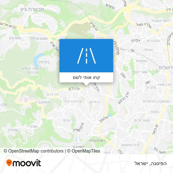 מפת הפיסגה