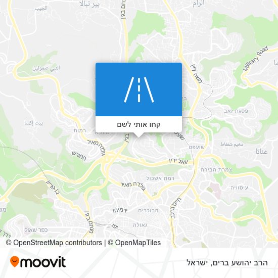 מפת הרב יהושע ברים