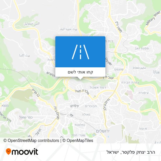 מפת הרב יצחק פלקסר