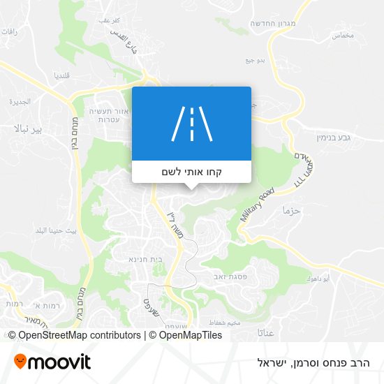 מפת הרב פנחס וסרמן