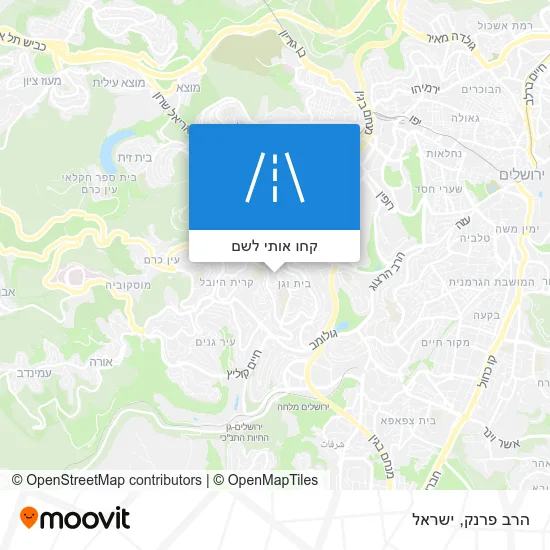 מפת הרב פרנק