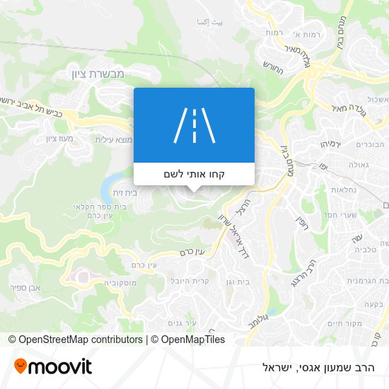 מפת הרב שמעון אגסי