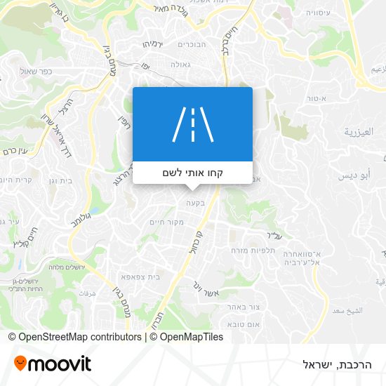 מפת הרכבת