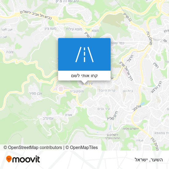 מפת השער