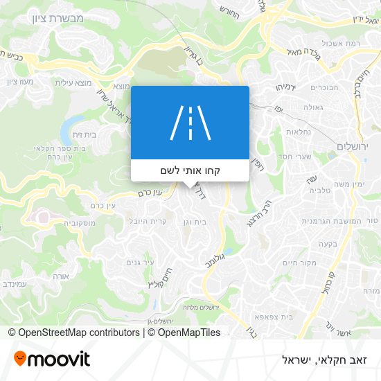מפת זאב חקלאי