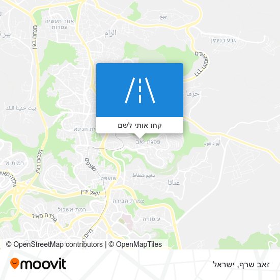 מפת זאב שרף