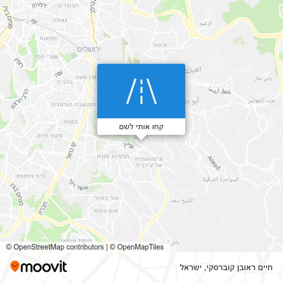 מפת חיים ראובן קוברסקי