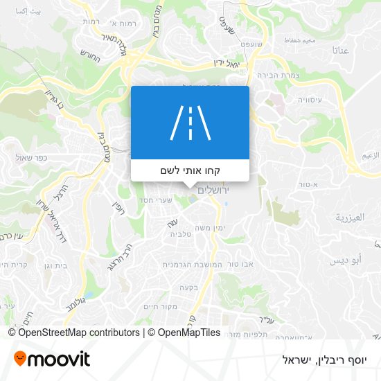 מפת יוסף ריבלין