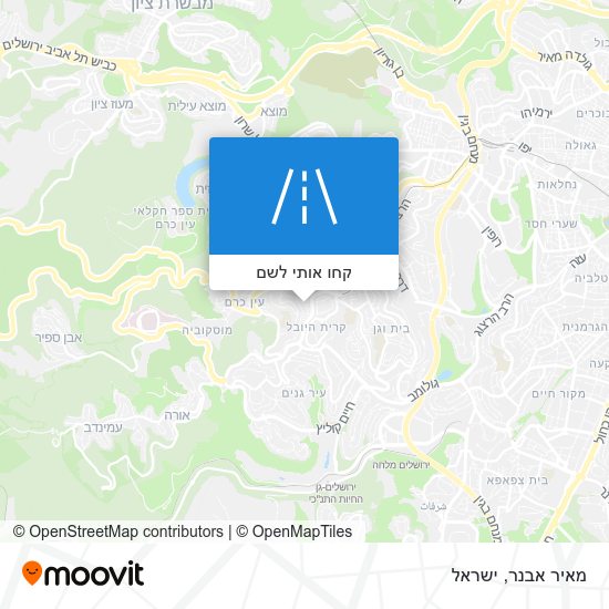 מפת מאיר אבנר