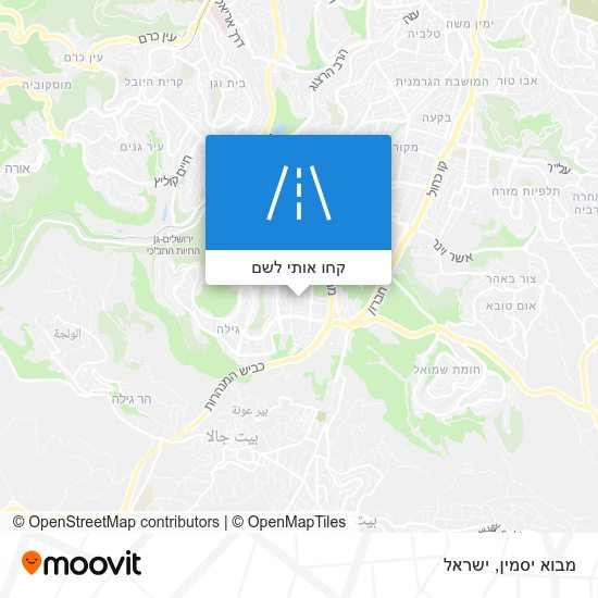 מפת מבוא יסמין