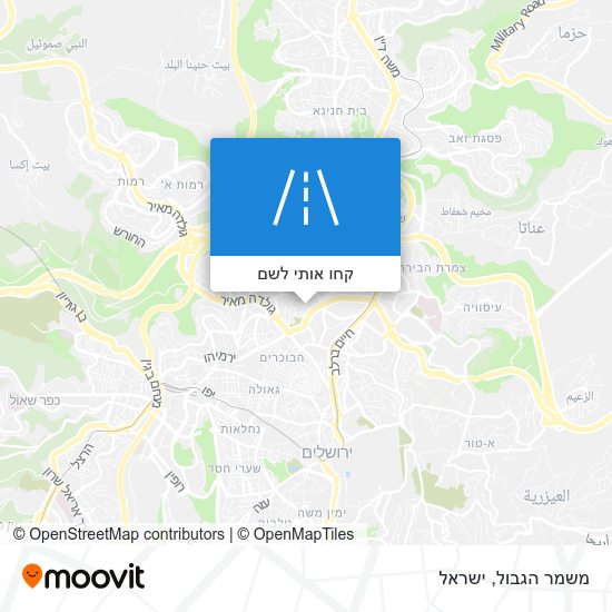 מפת משמר הגבול