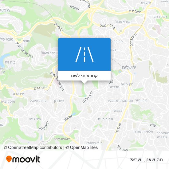 מפת נוה שאנן