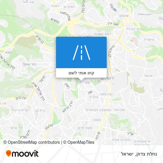 מפת נחלת צדוק