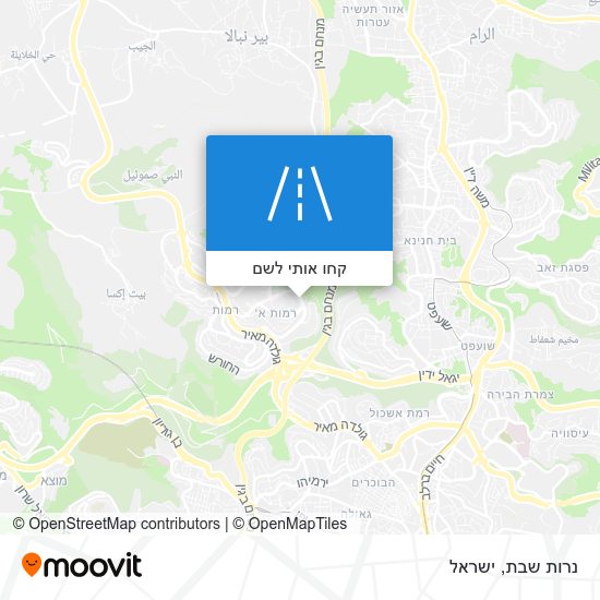 מפת נרות שבת