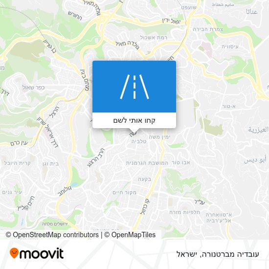 מפת עובדיה מברטנורה