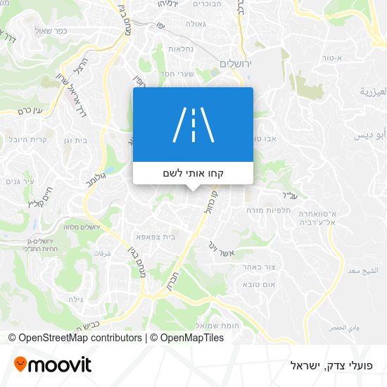 מפת פועלי צדק