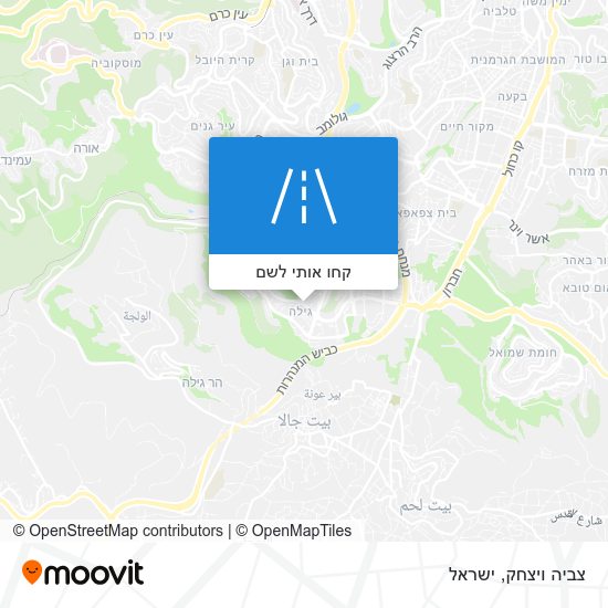 מפת צביה ויצחק