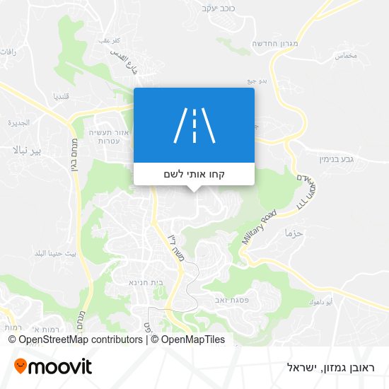 מפת ראובן גמזון