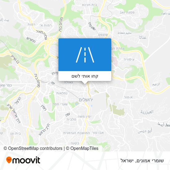 מפת שומרי אמונים