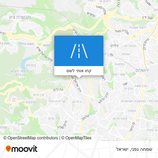 מפת שמחה גפני