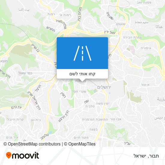 מפת תבור