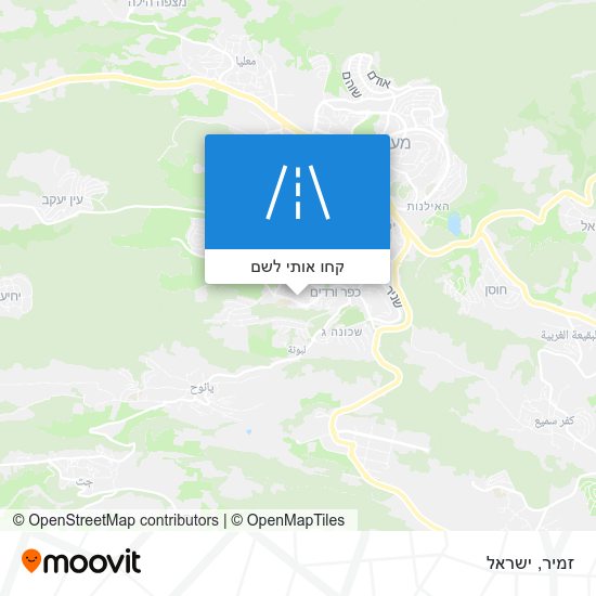 מפת זמיר