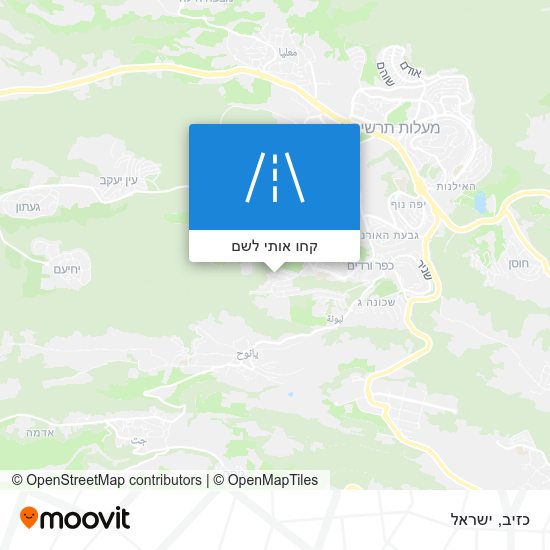 מפת כזיב