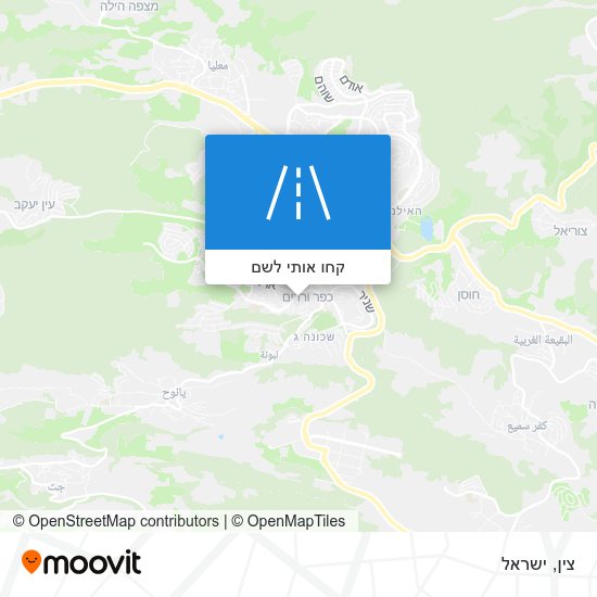 מפת צין