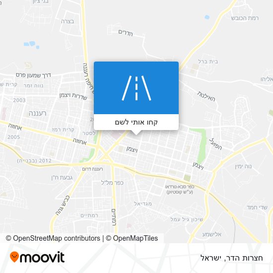 מפת חצרות הדר