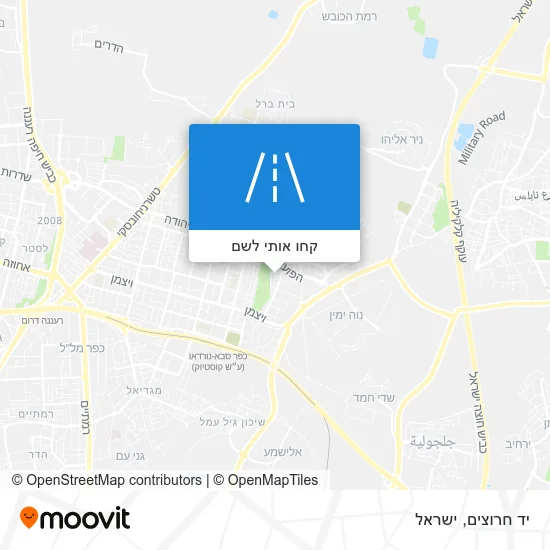 מפת יד חרוצים
