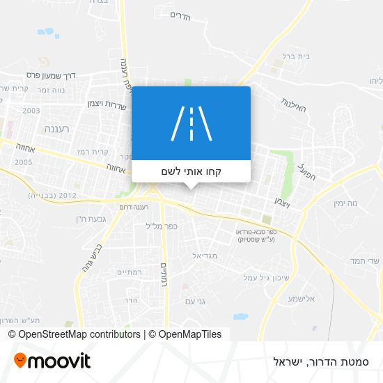 מפת סמטת הדרור