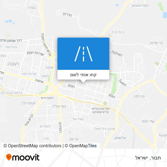מפת תבור