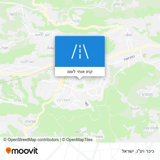 מפת כיכר ויצ"ו