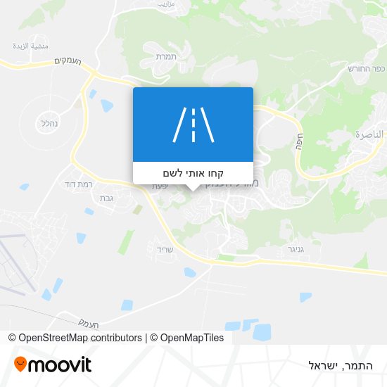 מפת התמר