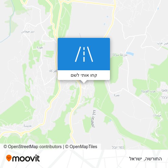 מפת החורשה
