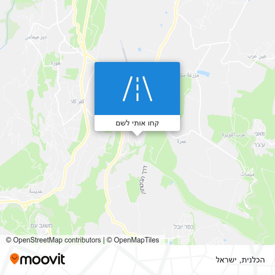 מפת הכלנית