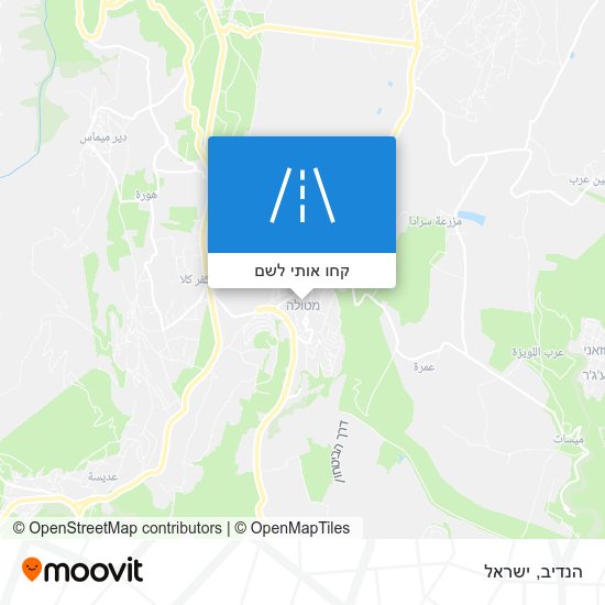 מפת הנדיב