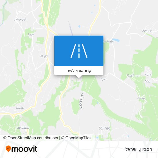 מפת הסביון